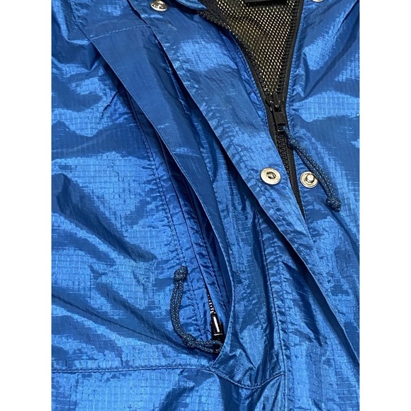 Womens Vintage 1990s REI Outdoor Sky Blue Gore Tex Windbreaker Jacket size 12 - Picture 8 of 11